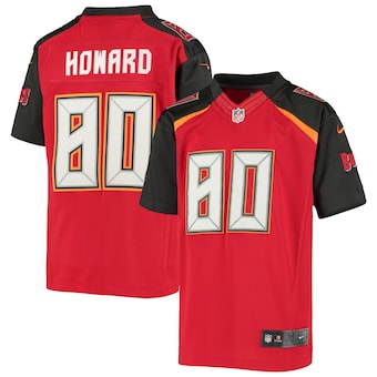 youth nike oj howard red tampa bay buccaneers vapor limited 